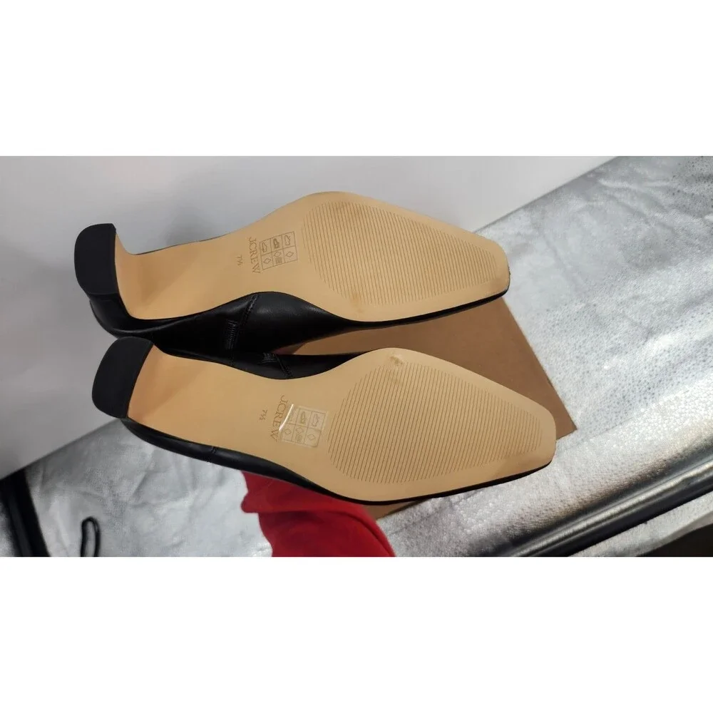 J. Crew Womens 7.5‎ Black Snip Toe Booties Shoes New With Box